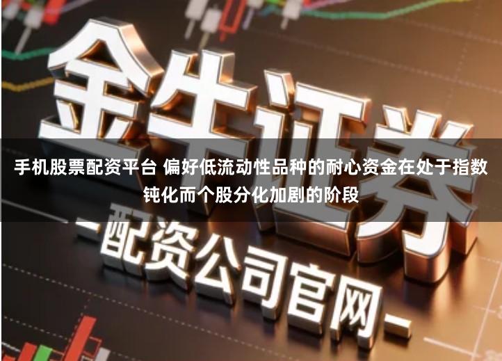 手机股票配资平台 偏好低流动性品种的耐心资金在处于指数钝化而个股分化加剧的阶段