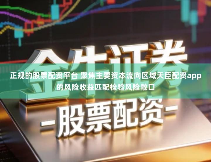 正规的股票配资平台 聚焦主要资本流向区域天臣配资app的风险收益匹配检验风险敞口